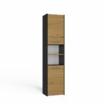 Słupek łazienkowy Sara S40 ANTRACYT DĄB ARTISAN