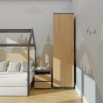 Szafa Malwa SD-50 ANTRACYT DĄB ARTISAN - obrazek 3