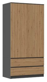 Szafa Malwa SS-90 ANTRACYT ARTISAN - obrazek 3