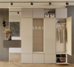 Garderoba HAGA IV 3Sz1W KASZMIR BEŻ 3x Szafa + Wieszak - obrazek 4