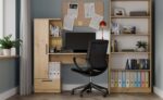 Zestaw Biurko + Regał COSMO DĄB ARTISAN - obrazek 2