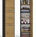 Słupek łazienkowy Sara S43 ANTRACYT DĄB ARTISAN