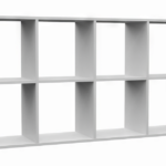 Regał Malax 2X4 BIAŁY