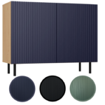 Komoda KAMA 2D SLIM ARISAN GRANAT