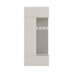 Garderoba Szafa + Wieszak HAGA II 1Sz1W KASZMIR BEŻ - obrazek 5