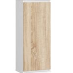 SZAFKA WISZĄCA - WITRYNA W40 CLP BIAŁA / SONOMA