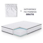 MATERAC Z POKROWCEM 140x190 H24