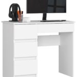 BIURKO A-7 CLP PK BIAŁE LEWOSTRONNE