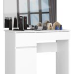 Toaletka z lustrem CLP P-2/SL 900x600 LEWE PK BIAŁA