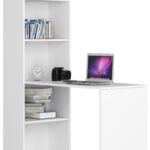 BIURKO Z REGAŁEM SMART CLP BIAŁY