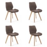 KRZESŁO SJ.0159 BRĄZOWY