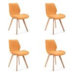 KRZESŁO SJ.0159 POMARAŃCZ