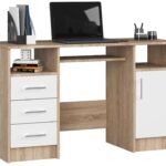 BIURKO ANA PK DĄB SONOMA / BIAŁY