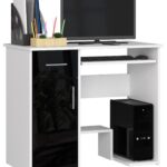 BIURKO JAY PK BIAŁY / CZARNY POŁYSK