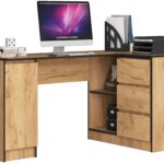 BIURKO NAROŻNE B20 CLP PRAWOSTRONNE PK DĄB CRAFT