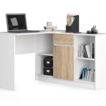 ZESTAW CLP B-17 KOMODA + BIURKO PK BIAŁE / SONOMA