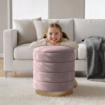 PUFA LUNA PRZYGASZONY RÓŻ - obrazek 2