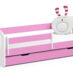 Łóżko dziecięce PLAY 180x80 Różowe + Materac