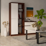 REGAŁ R80 1D 4P CLP VENGE / BIAŁY - obrazek 2