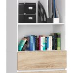 REGAŁ R60 3SZ 2P CLP PK BIAŁY / SONOMA