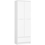 REGAŁ ZAMKNIETY R60 2D 1SZ CLP PK BIAŁY