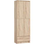 REGAŁ ZAMKNIETY R60 2D 1SZ CLP PK DĄB SONOMA