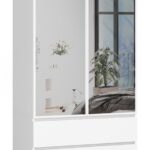 SZAFA S90 2D 2SZ 2 LUSTRO CLP PK BIAŁY