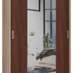 SZAFA PRZESUWNA 150cm CLP SONOMA / WENGE