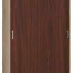 SZAFA PRZESUWNA 150 cm CLP MONO SONOMA/WENGE