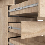 BIURKO CLP 135cm PK SONOMA - obrazek 2