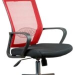 FOTEL BIUROWY OCF-9 CZERWONY