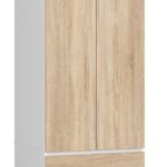 SZAFA STAR S 60 cm 2 DRZWI 2 SZUFLADY PK BIAŁA / SONOMA