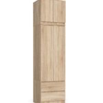 SZAFA Z NADSTAWKĄ S60 2D 2SZ CLP PK DĄB SONOMA