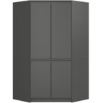 SZAFA NAROŻNA S100 4D CLP GRAFIT SZARY