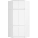 SZAFA NAROŻNA Z NADSTAWKĄ S100 BIAŁA