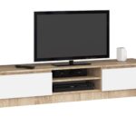 KOMODA RTV K160 CLP SONOMA / BIAŁY