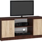 SZAFKA RTV 120 cm 2D 1P WENGE / SONOMA