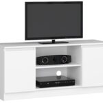 SZAFKA RTV 120 cm 2D 1P BIAŁA