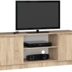 SZAFKA RTV 140 cm 2D 1P SONOMA