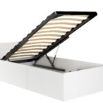 ŁÓŻKO PODNOSZONE CLP 90x200 + STELAŻ BIAŁE