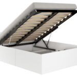 ŁÓŻKO PODNOSZONE CLP 100x200 + MATERAC BIAŁE