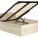 ŁÓŻKO PODNOSZONE CLP 100x200 OSKRZYNIA + STELAŻ SONOMA