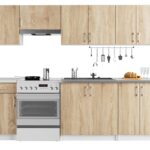 ZESTAW KUCHENY LIMA 2.4M BIAŁY/DĄB SONOMA