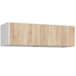 NADSTAWKA DO SZAFY S150 BIAŁA / DĄB SONOMA