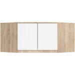 NADSTAWKA DO SZAFY S100 DĄB SONOMA / BIAŁA