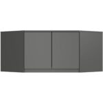 NADSTAWKA DO SZAFY S100 GRAFIT SZARY