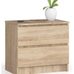 KOMODA K60 2SZ CLP DĄB SONOMA