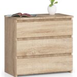 KOMODA CL3 3SZ CLP PK DĄB SONOMA