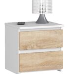 KOMODA CL2 2SZ CLP BIAŁY / SONOMA