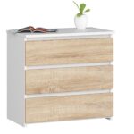 SZAFKA NOCNA CL3 60 cm PK BIAŁA / SONOMA